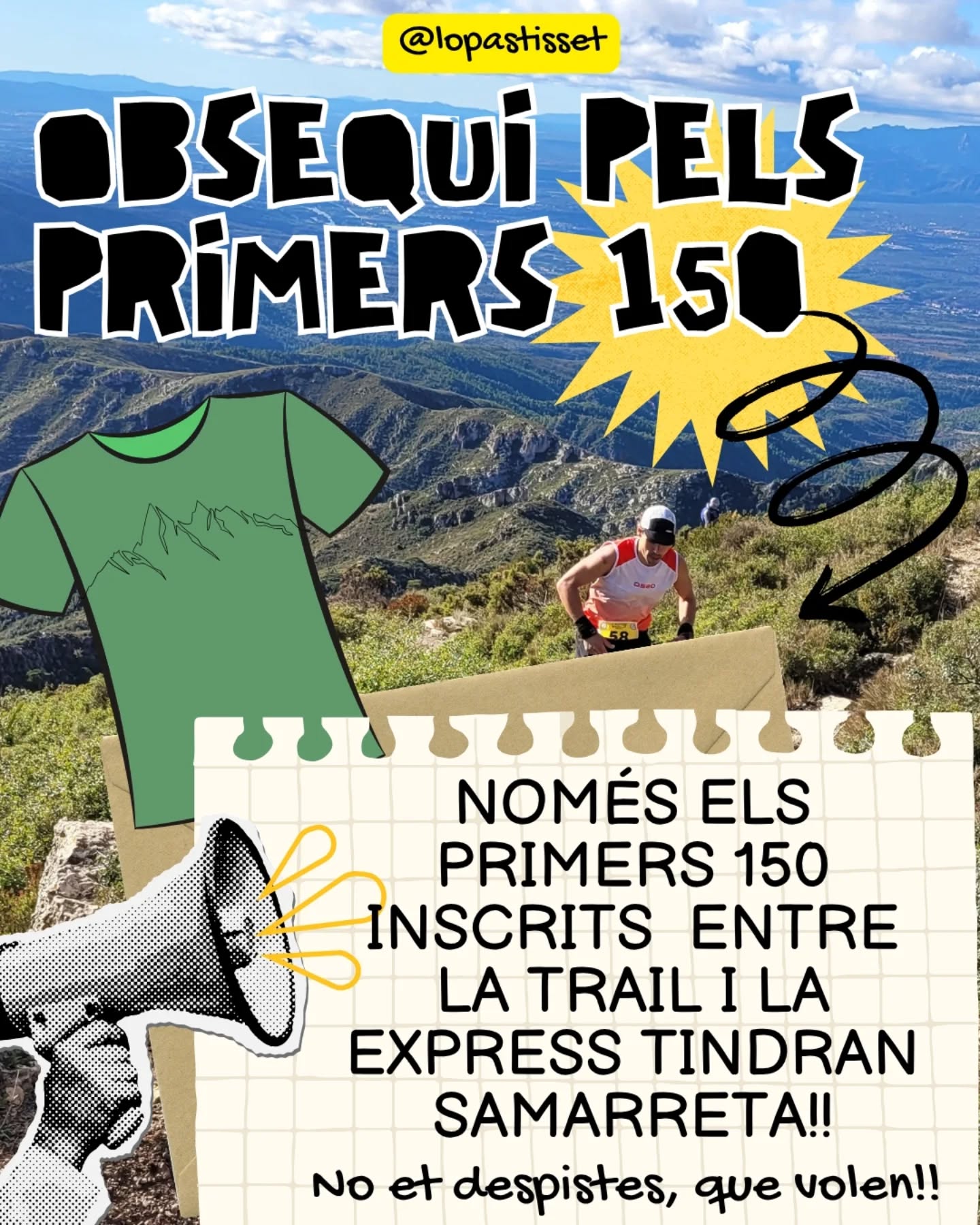 Carrera de Trail de Montaña Lo Pastisset Cartel de la Carrera de Trail de Montaña de Lo Pastisset (13ª Edición)