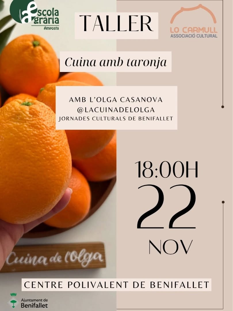 Bild des Workshop-Posters Kochen mit Orangen